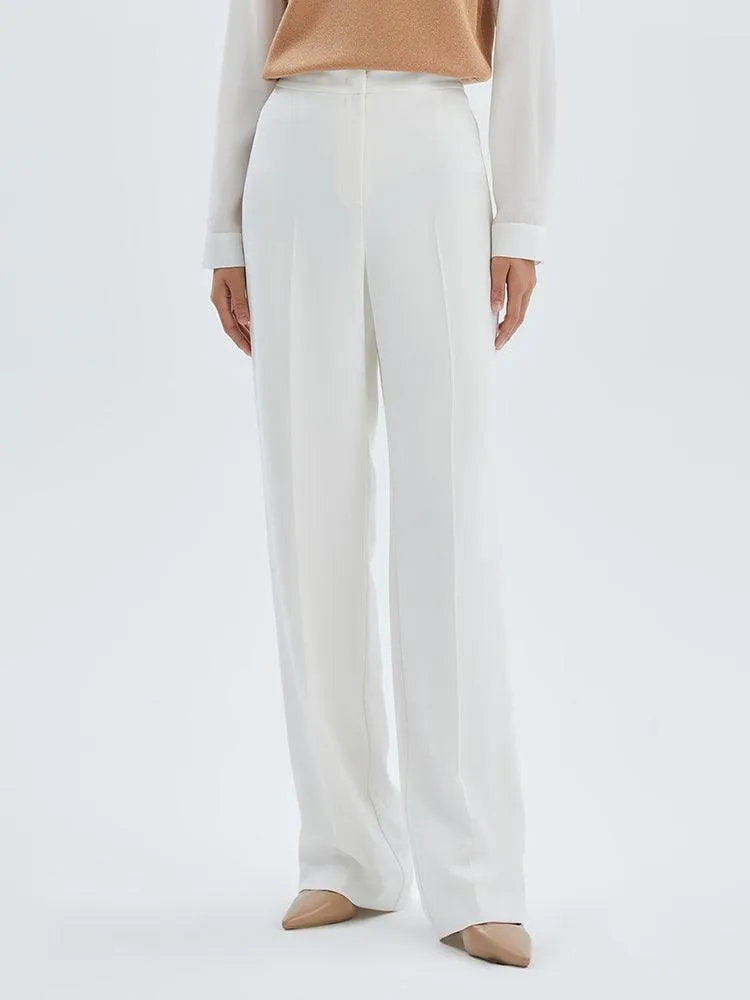 Acetate Wide Leg Trousers