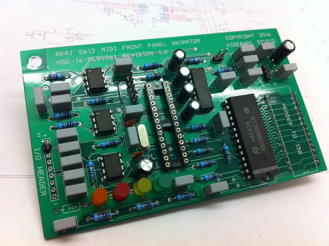 Akai S612   MIDI Front Panel Animator