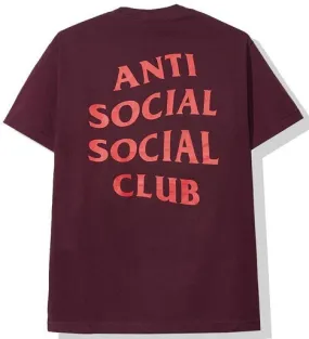 Anti Social Social Club Seoul Maroon Tee