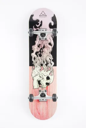 Arsenic Flame Skull 7.75 Skateboard