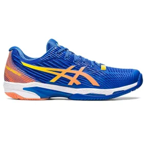 ASICS Men's Solution Speed FF 2 Tennis Shoe (Tuna Blue/Sun Peach)