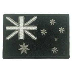 AUSTRALIA FLAG - BLACK WITH GREY STARS