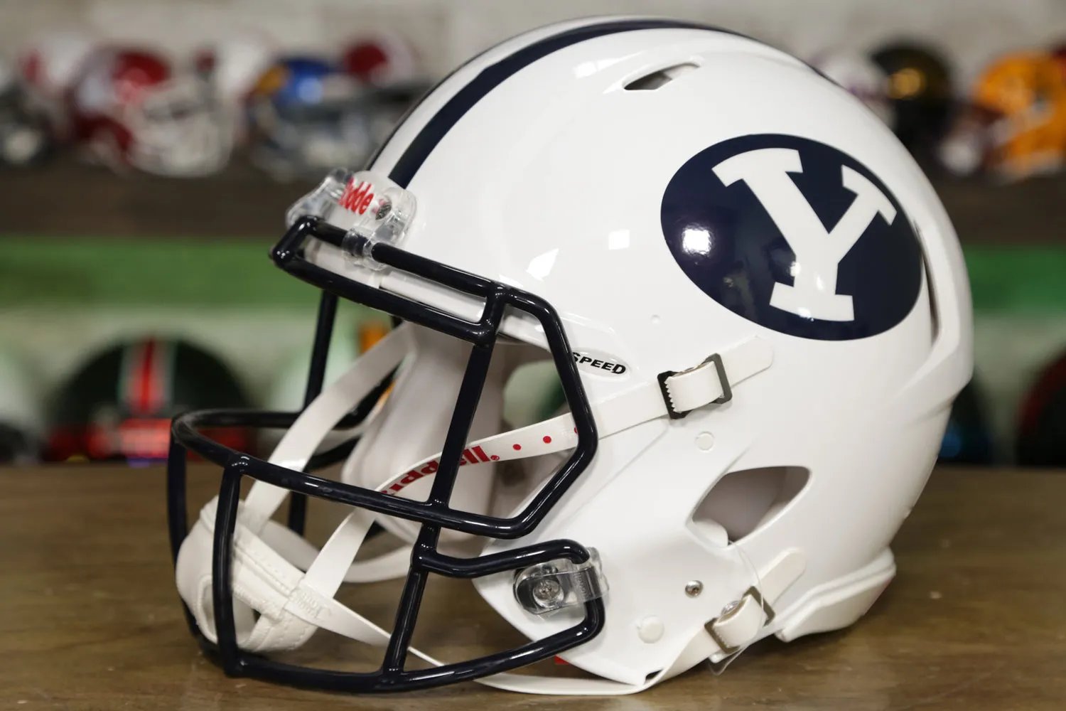 BYU Cougars Riddell Speed Authentic Helmet