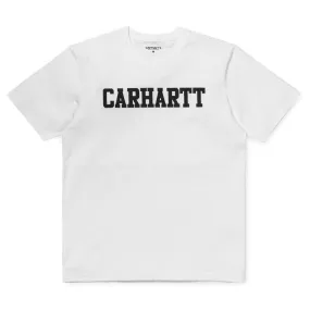 Carhartt WIP S/S College T-Shirt White (Size L)