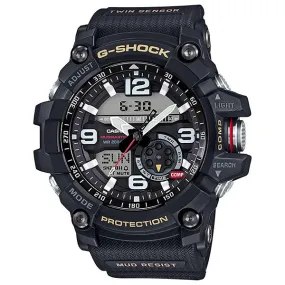 CASIO G-SHOCK MENS 200M TWIN SENSOR MUDMASTER - GG-1000-1ADR