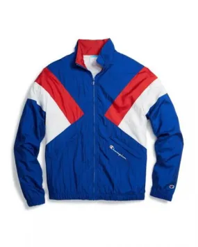 CHAMPION - Men - Nylon Warm Up Jacket - Surf the Web/Red/White