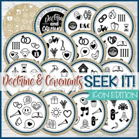 D&C Come Follow Me SEEK IT! {ICON EDITION} PRINTABLE