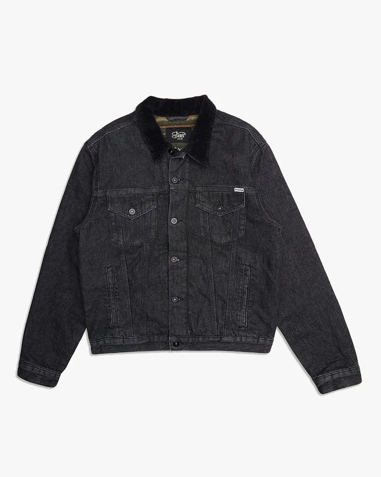 Deus Ex Machina Leon Trucker Jacket - Washed Black