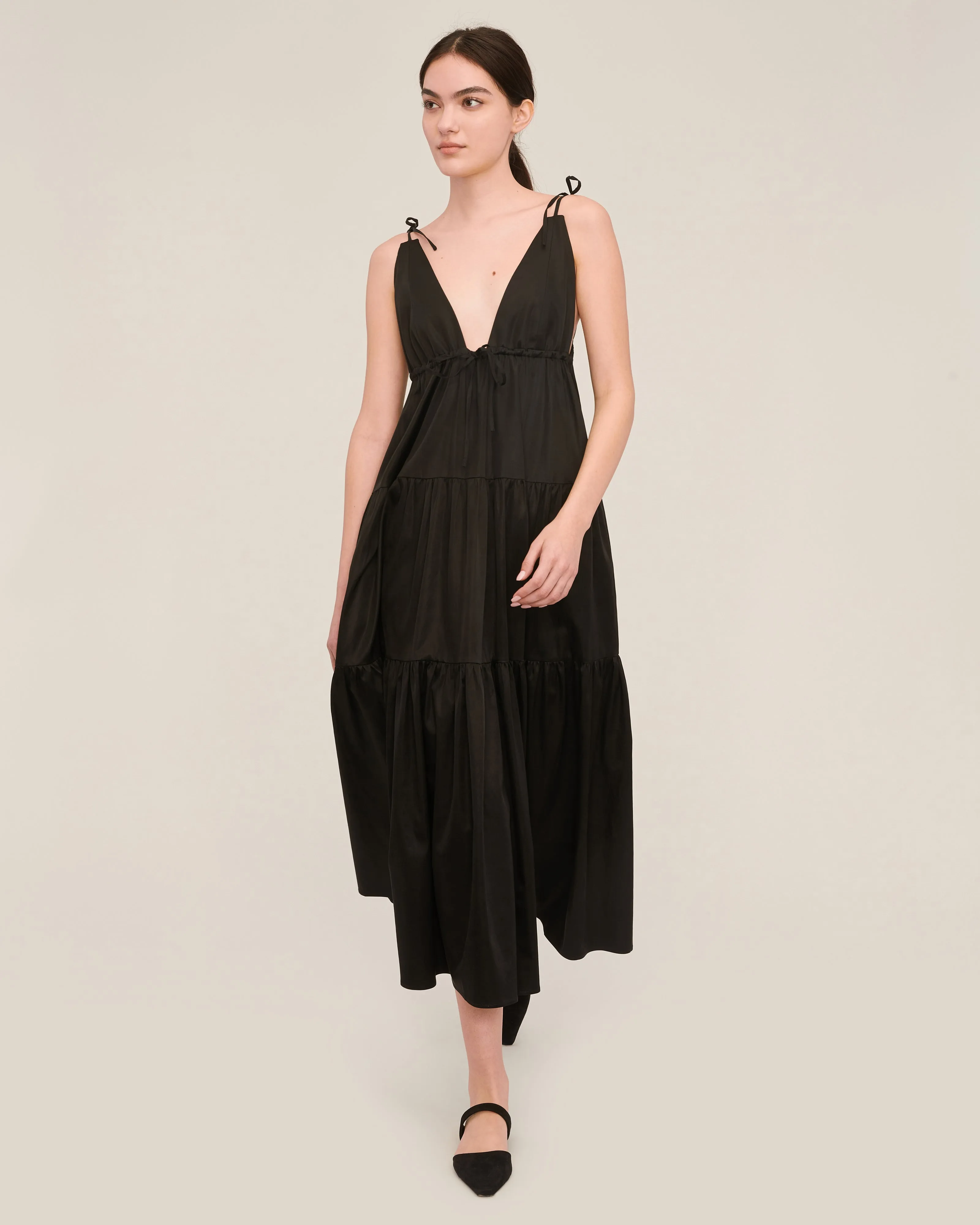 Elise Trapeze Midi Dress