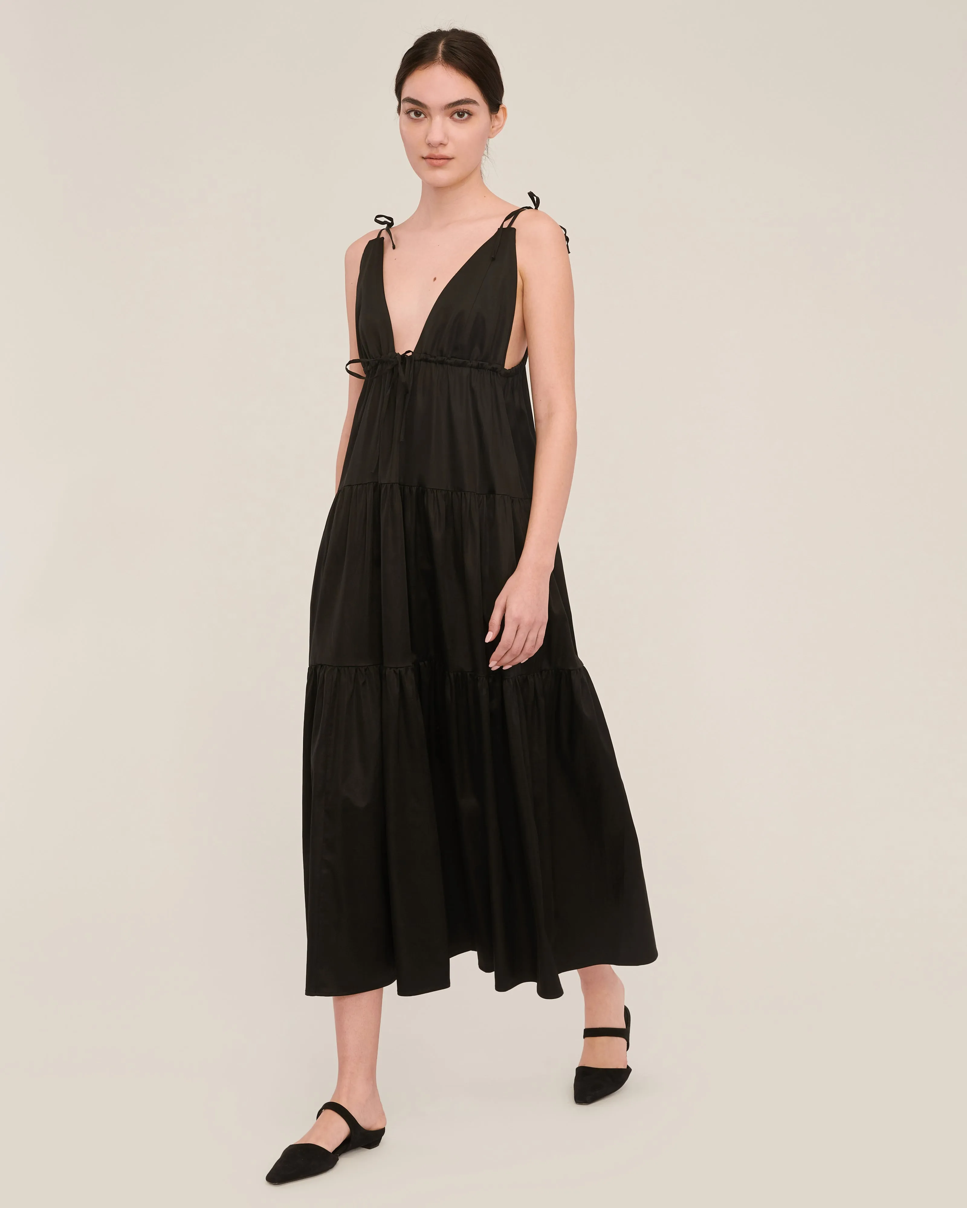 Elise Trapeze Midi Dress