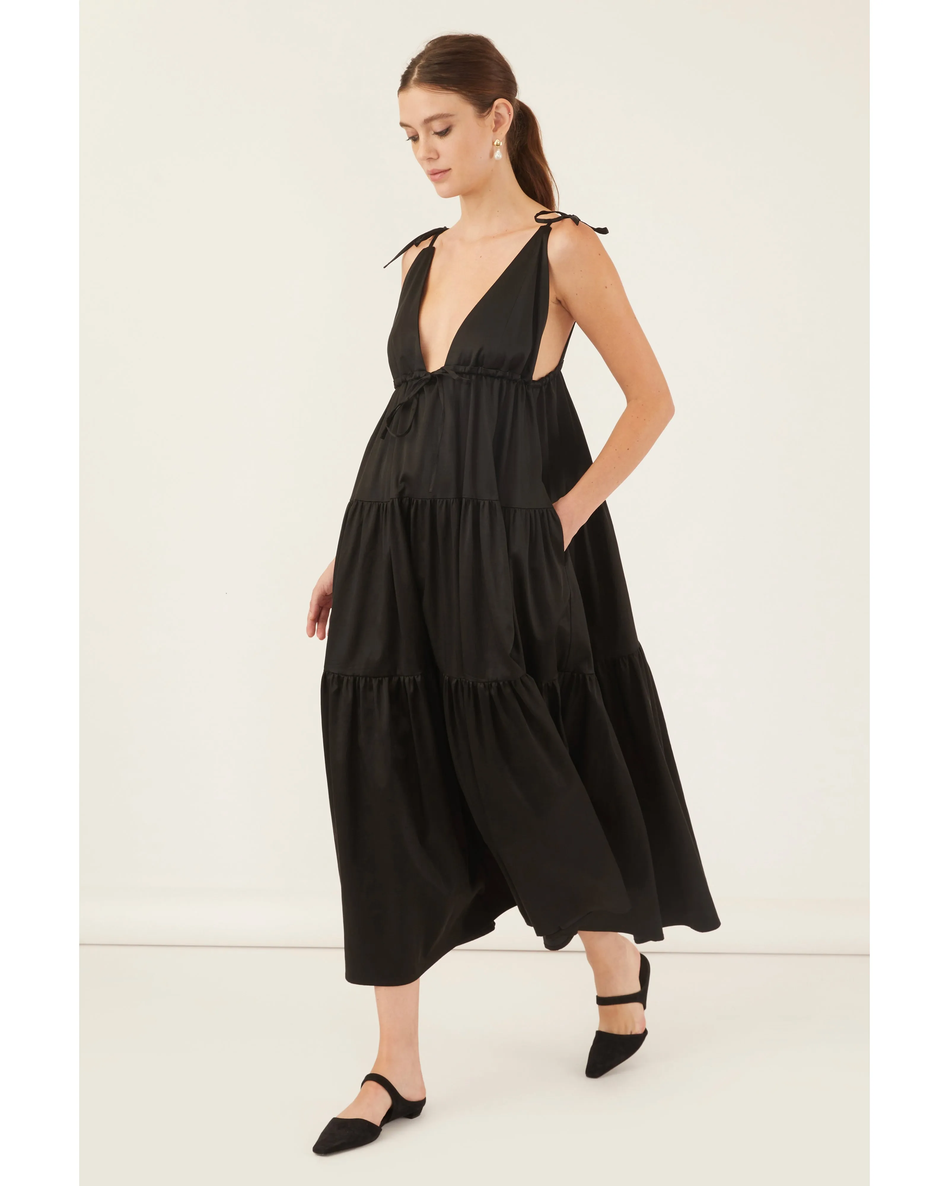 Elise Trapeze Midi Dress