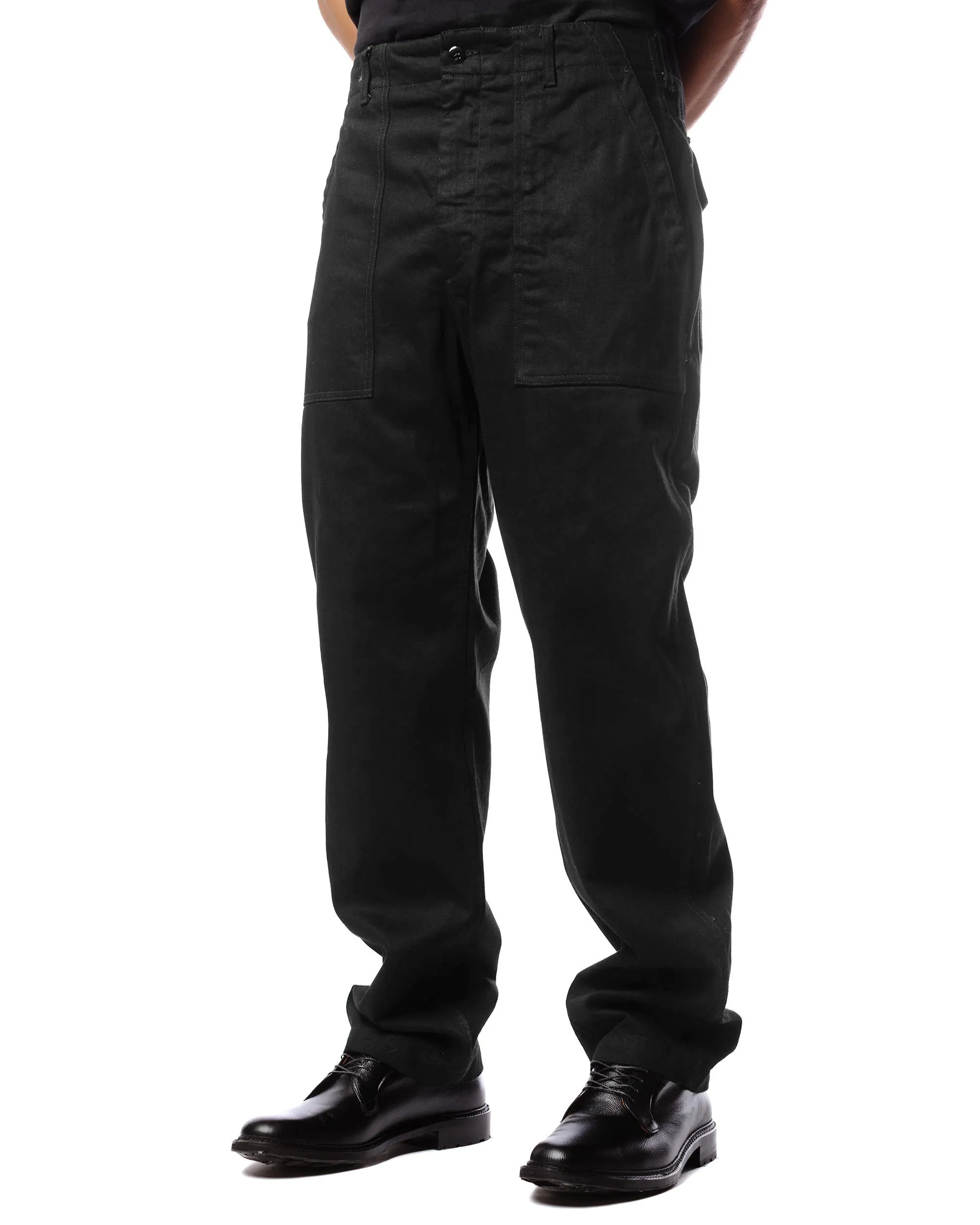 Engineered Garments Fatigue Pant Black Cotton Bull Denim