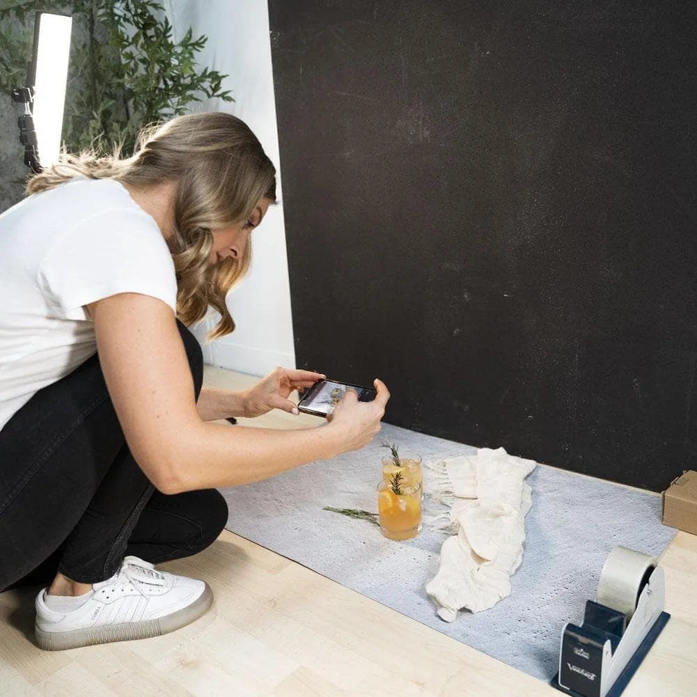 Flat Lay Instagram Backdrop - 'Rosebery' Concrete (56cm x 87cm)