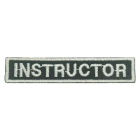 INSTRUCTOR TAG 7CM - BLACK WHITE