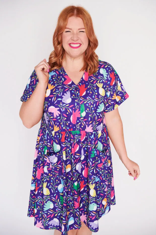 Jackie Willy Wagtail Pocket Front Dress