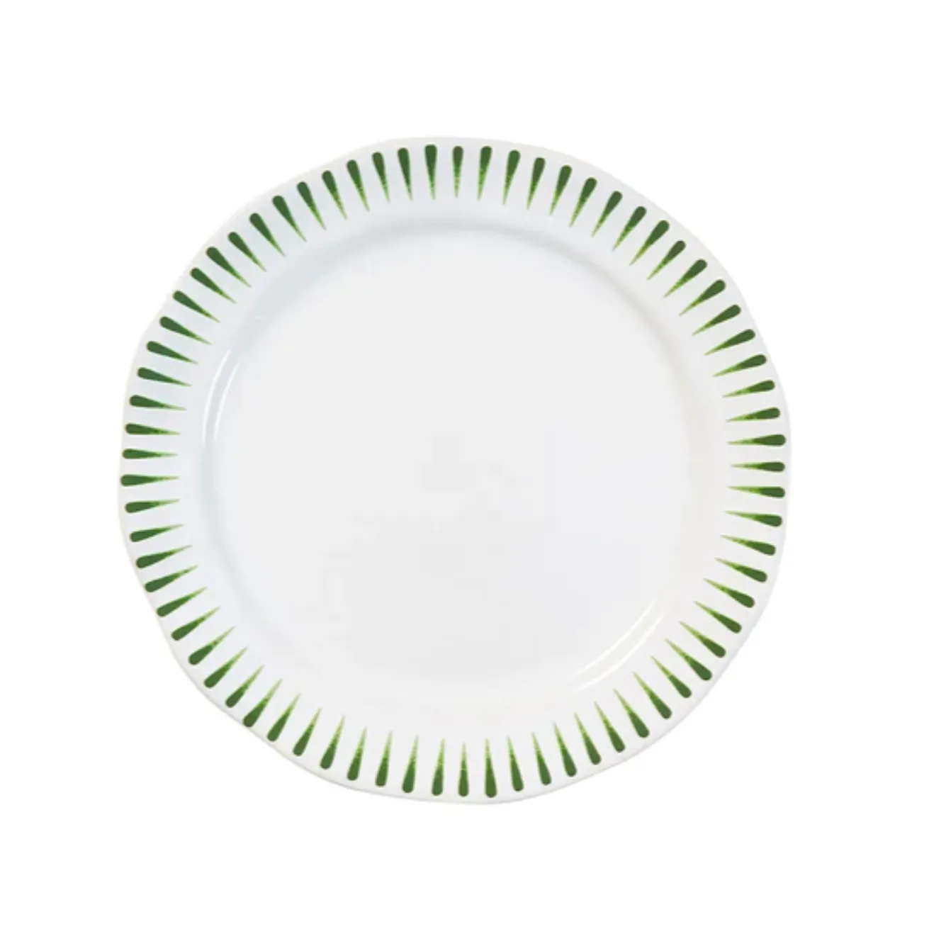 Juliska Sitio Stripe Basil Dessert/Salad Plate