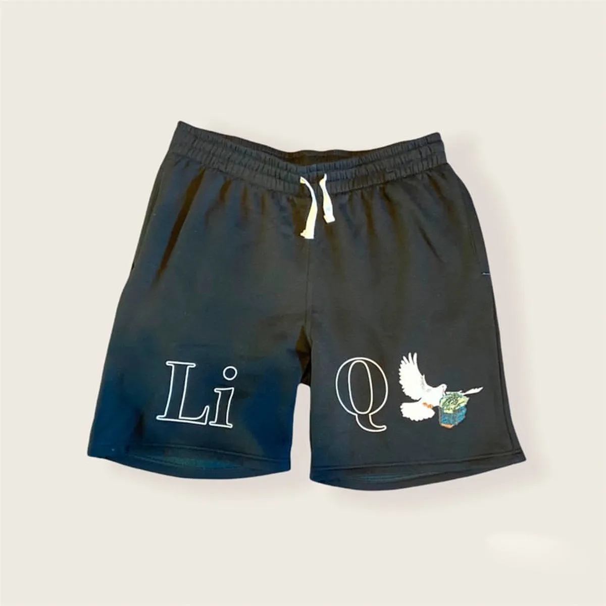 Liq Clothing Money Bird Black Shorts