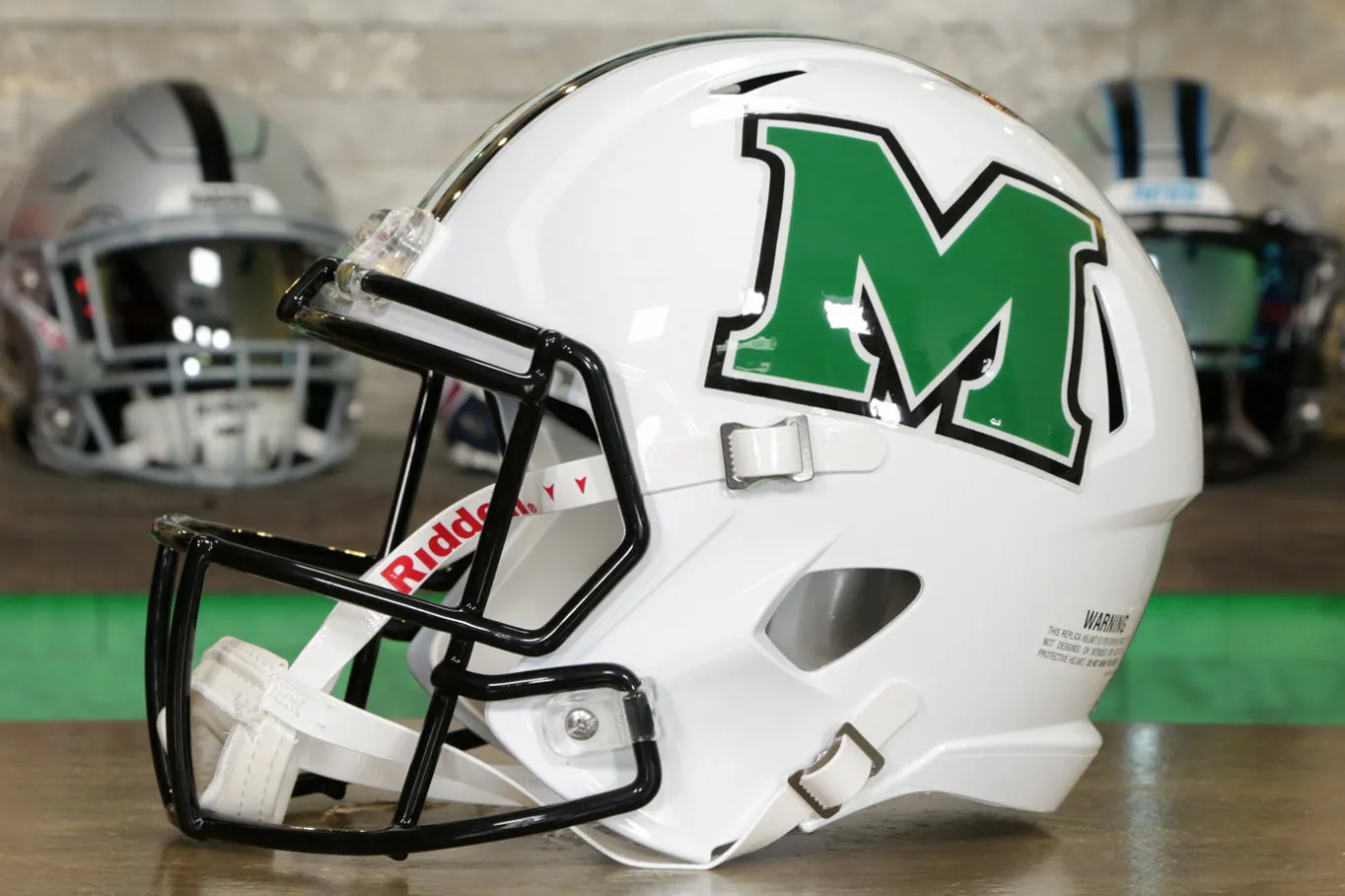 Marshall Thundering Herd Riddell Speed Replica Helmet