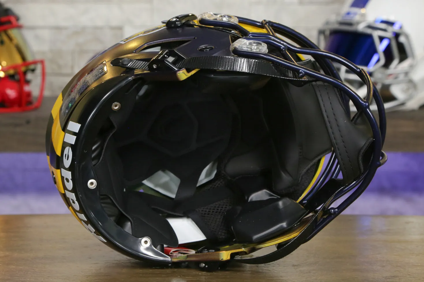 Michigan Wolverines Riddell SpeedFlex Helmet - National Champions 2023