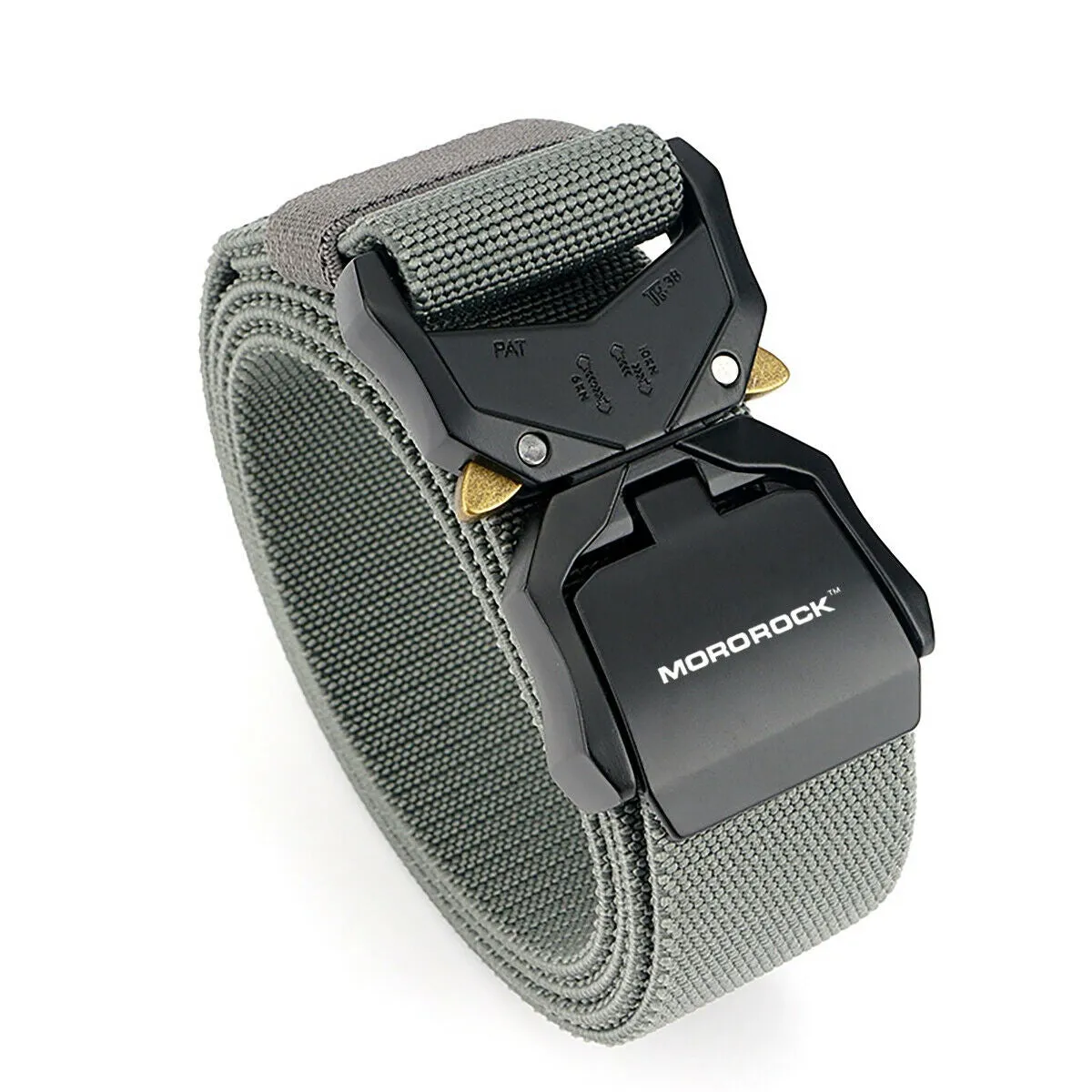 MROCKX™ Canvas Tactical Belt - Adjustable Metal Buckle | Survival Army Rigger Waistband