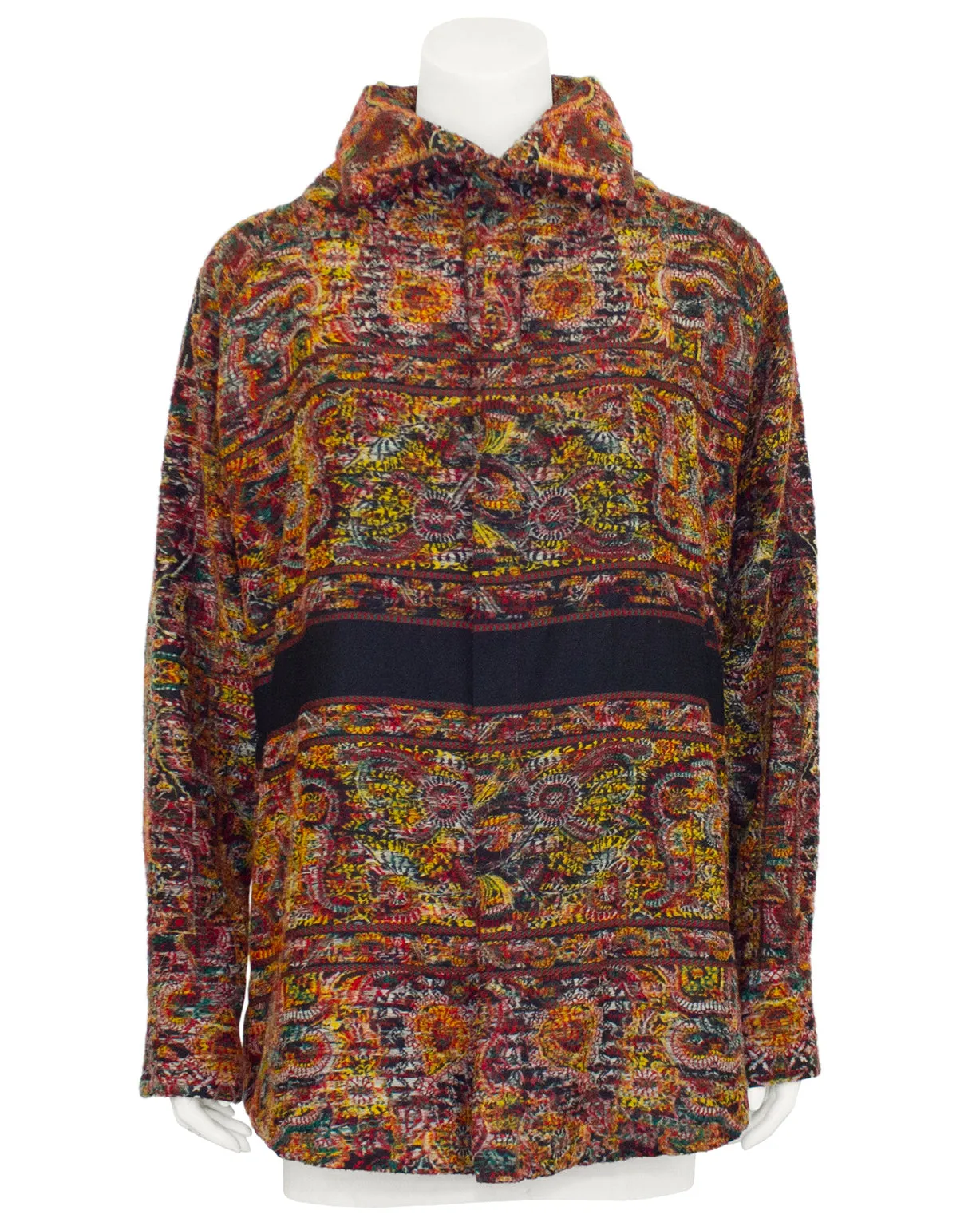 Multi Colour Unisex Wool Jacket