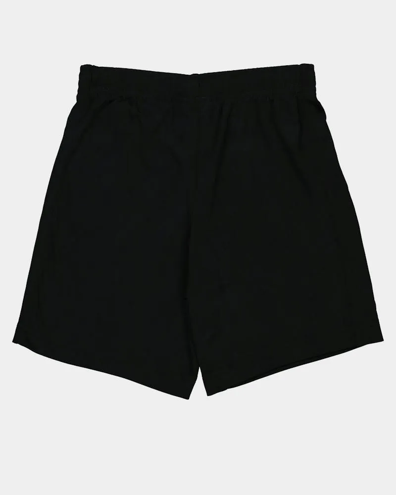 NIKE JUNIOR SWOOSH BLACK SHORTS