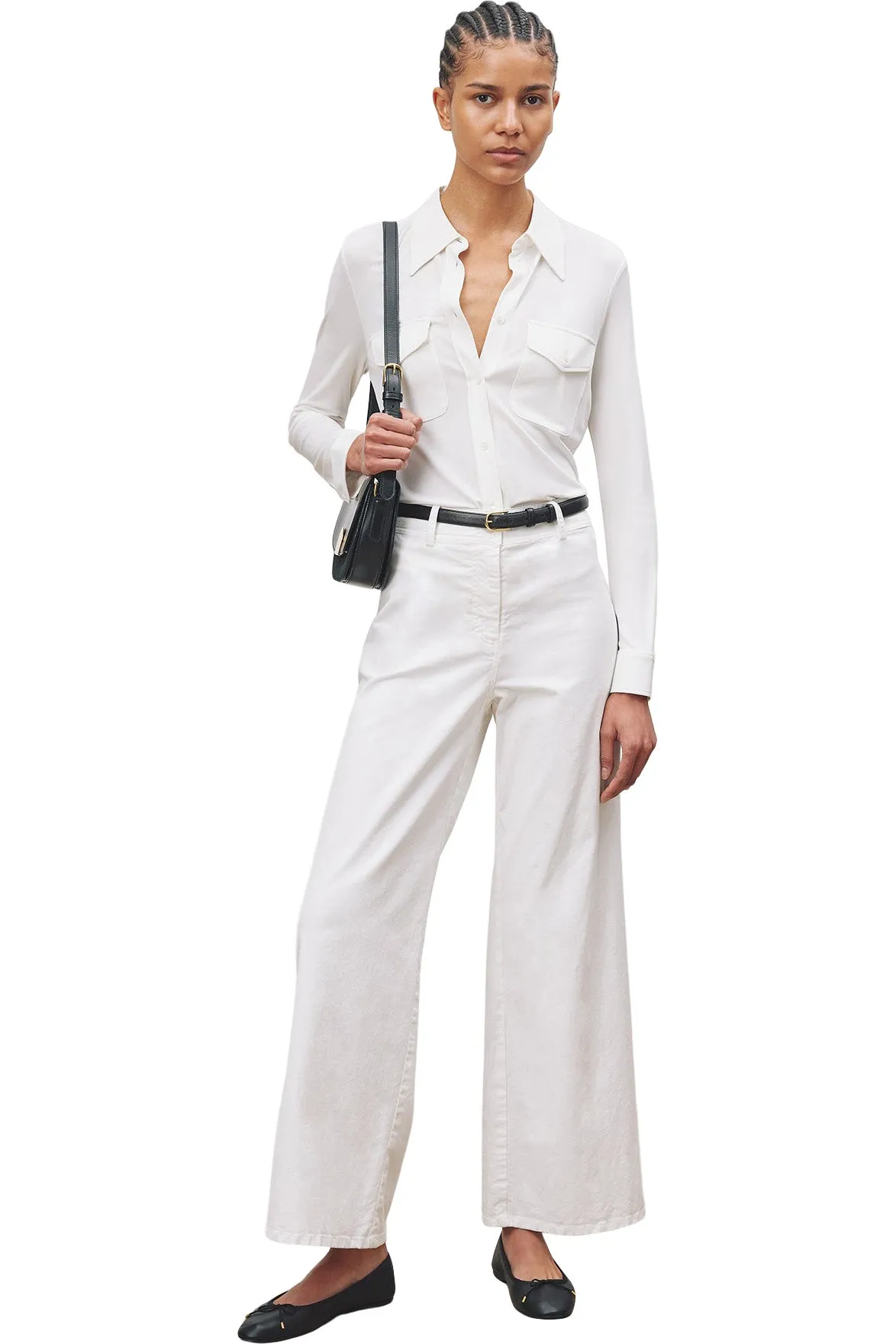 Nili Lotan Megan Pant in White