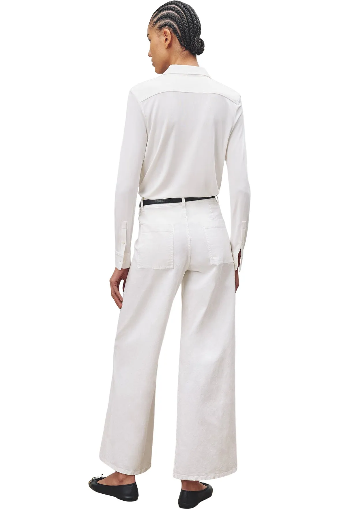 Nili Lotan Megan Pant in White