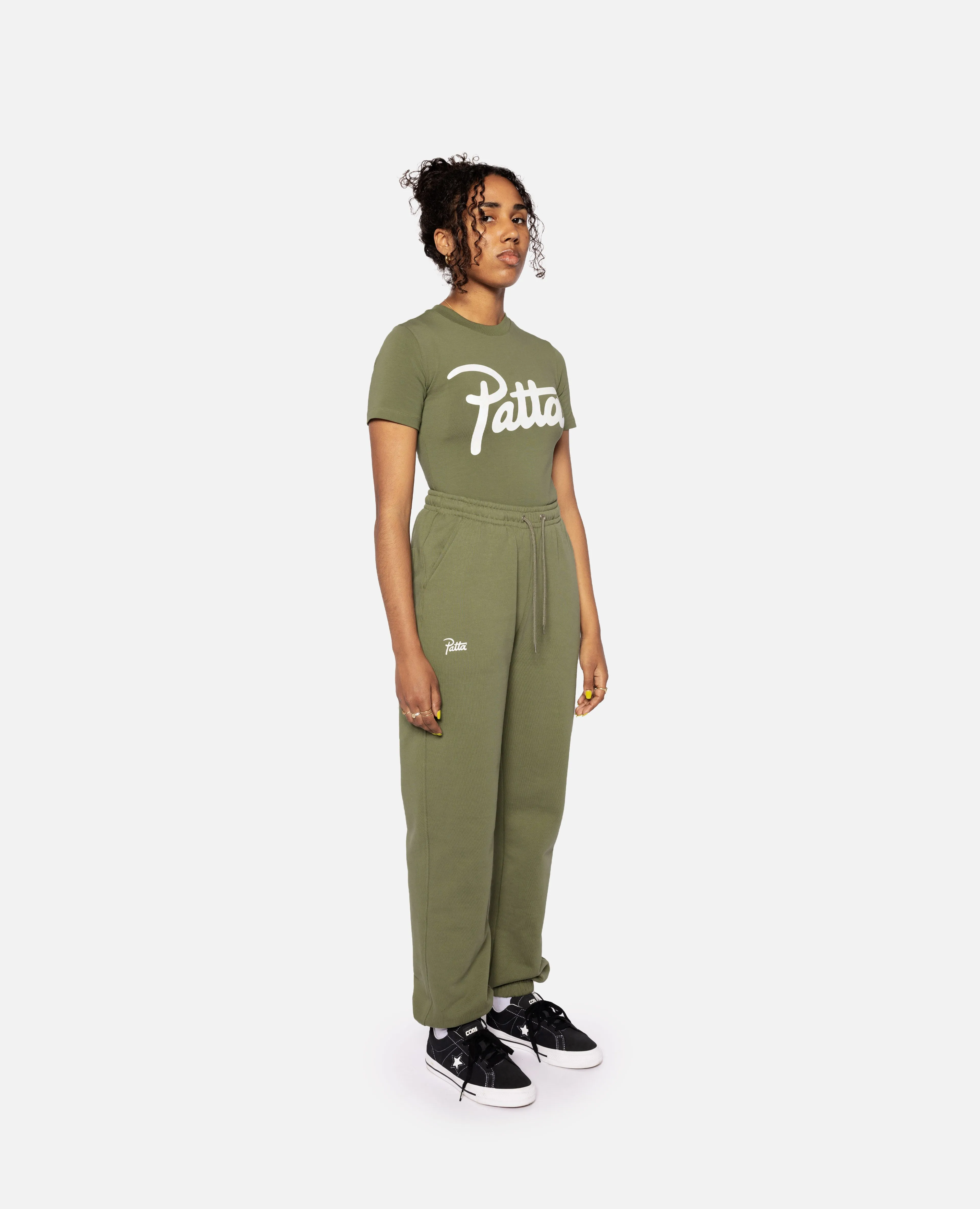 Patta Femme Basic Fitted T-Shirt (Olivine)