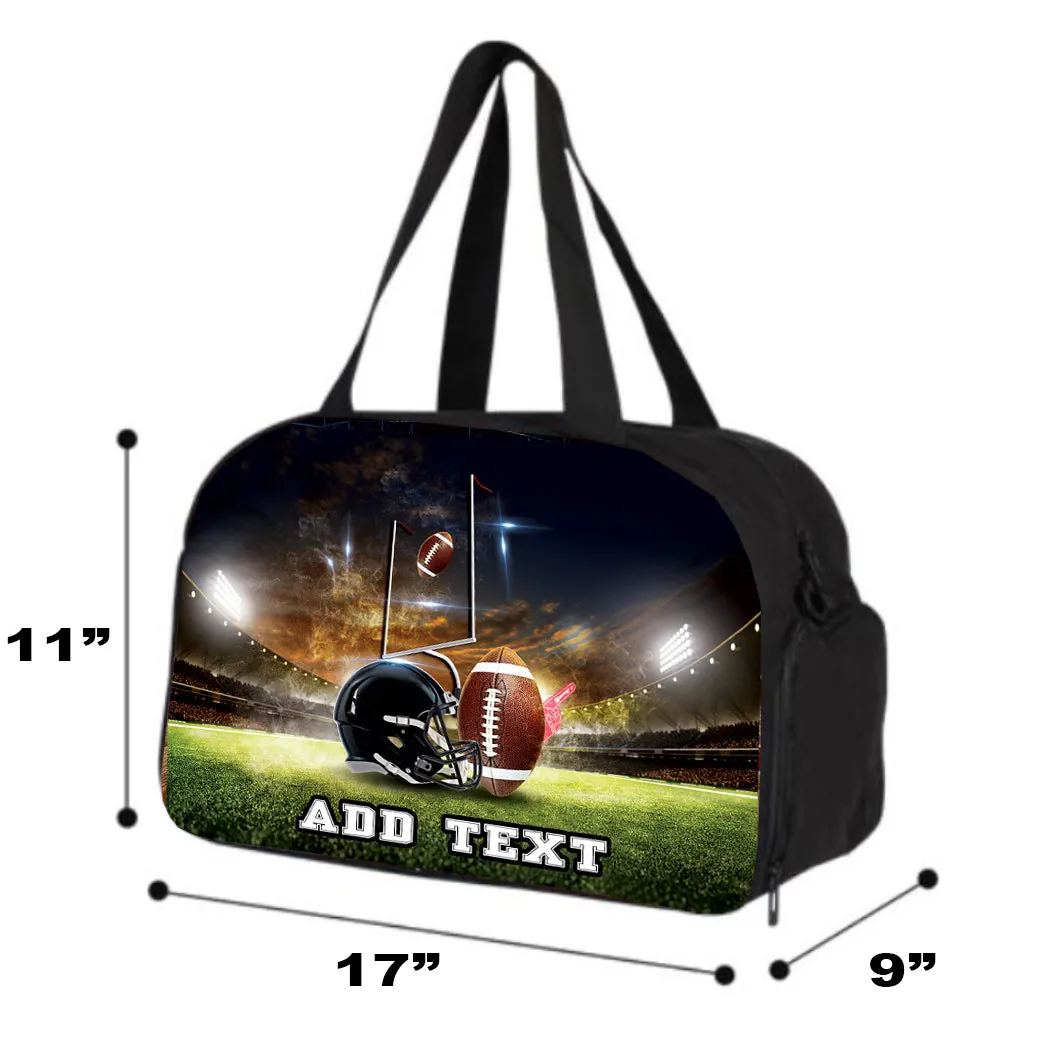 Personalized Backpacks, Lunch Bags, Duffel Bags, or Water Bottles with Full-Color - Football Field