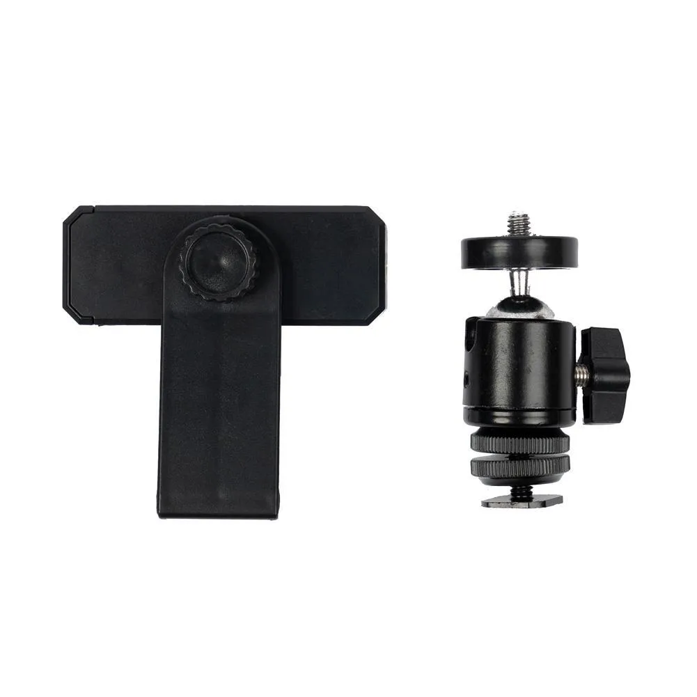 Phone Vlogging Kit with Universal Phone Bracket and Ball Head Mount