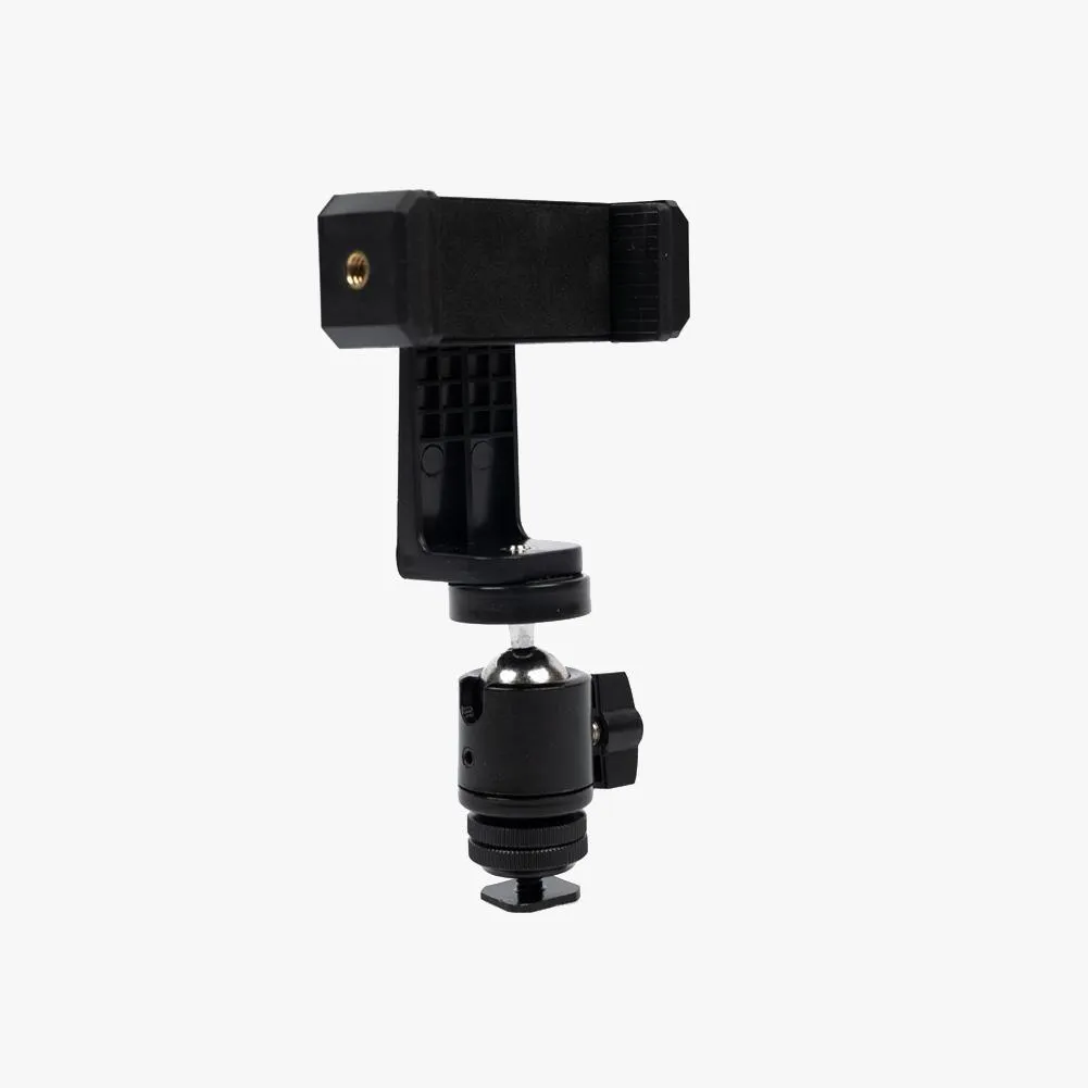 Phone Vlogging Kit with Universal Phone Bracket and Ball Head Mount