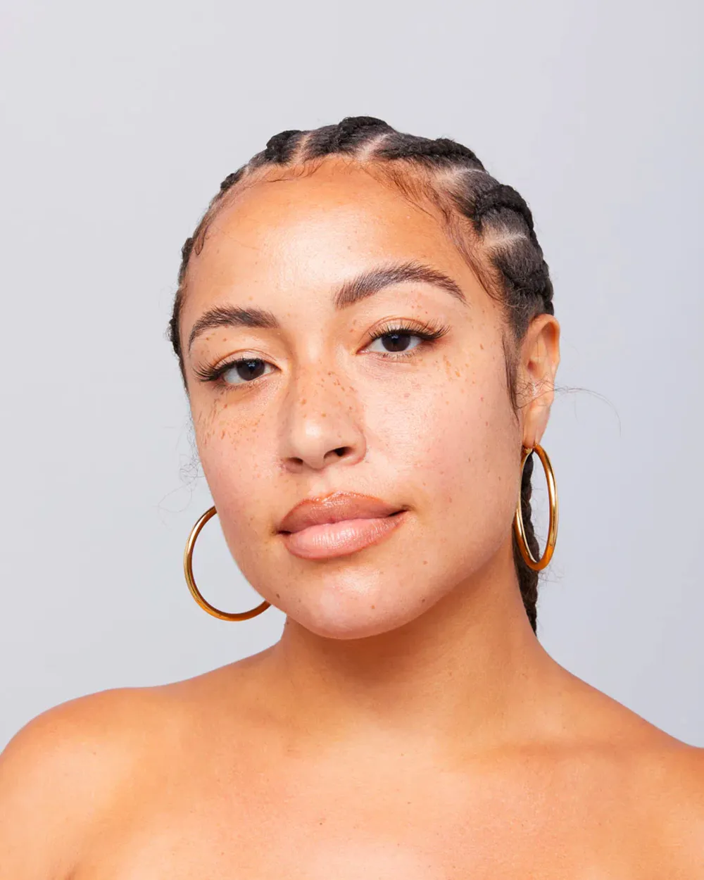 Sade Hoop Earrings Gold