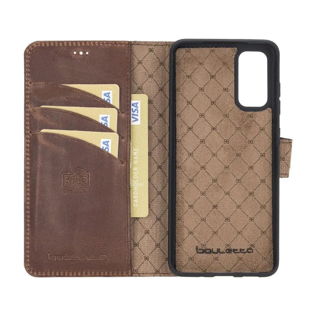 Samsung Galaxy S20 Series Leather Detachable Leather Wallet Case - MW