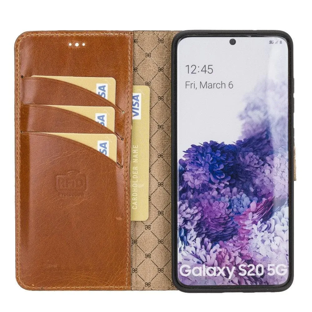 Samsung Galaxy S20 Series Leather Detachable Leather Wallet Case - MW